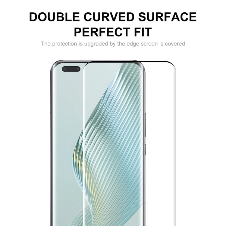 For Honor Magic5 Pro 5pcs ENKAY 3D Hot Bending Edge Glue Tempered Glass Full Film with Lens Film - Honor Tempered Glass by ENKAY | Online Shopping South Africa | PMC TechLife | Buy Now Pay Later Mobicred