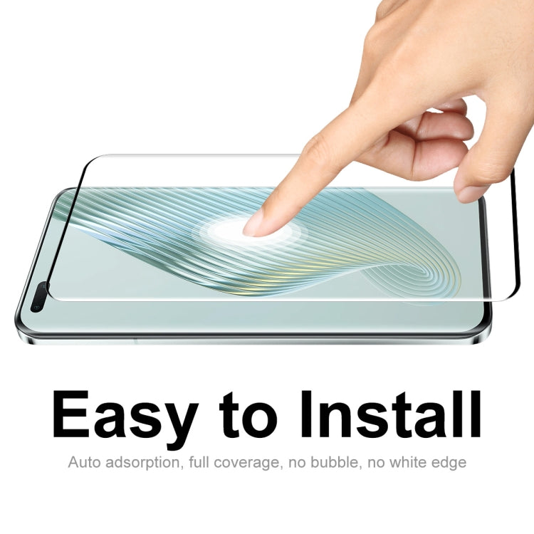 For Honor Magic5 Pro 5pcs ENKAY 3D Hot Bending Edge Glue Tempered Glass Full Film with Lens Film - Honor Tempered Glass by ENKAY | Online Shopping South Africa | PMC TechLife | Buy Now Pay Later Mobicred