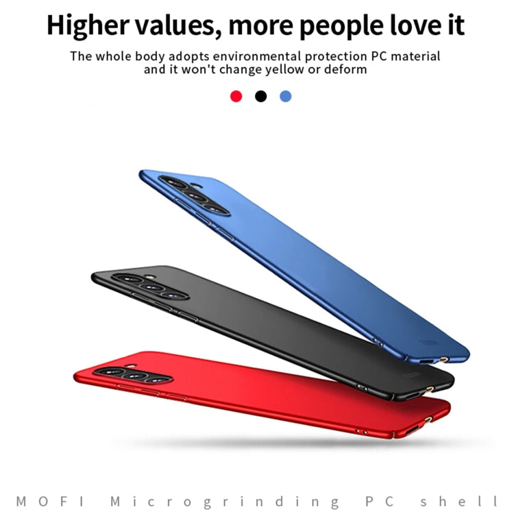 For Samsung Galaxy S24+ 5G MOFI Frosted PC Ultra-thin Hard Phone Case(Black) - Galaxy S24+ 5G Cases by MOFI | Online Shopping South Africa | PMC TechLife