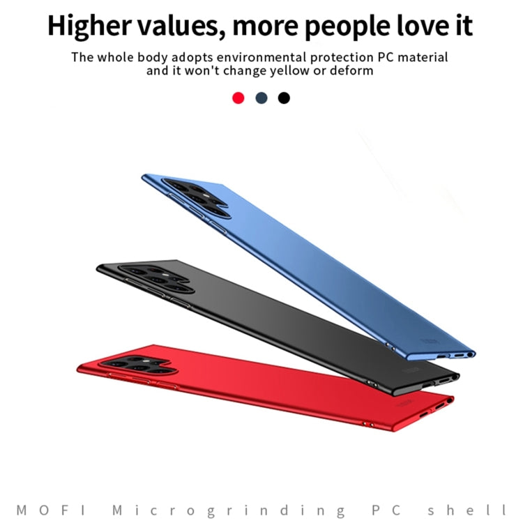 For Samsung Galaxy S24 Ultra 5G MOFI Frosted PC Ultra-thin Hard Phone Case(Black) - Galaxy S24 Ultra 5G Cases by MOFI | Online Shopping South Africa | PMC TechLife | Buy Now Pay Later Mobicred