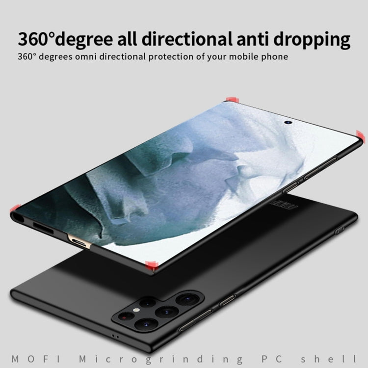 For Samsung Galaxy S24 Ultra 5G MOFI Frosted PC Ultra-thin Hard Phone Case(Black) - Galaxy S24 Ultra 5G Cases by MOFI | Online Shopping South Africa | PMC TechLife | Buy Now Pay Later Mobicred