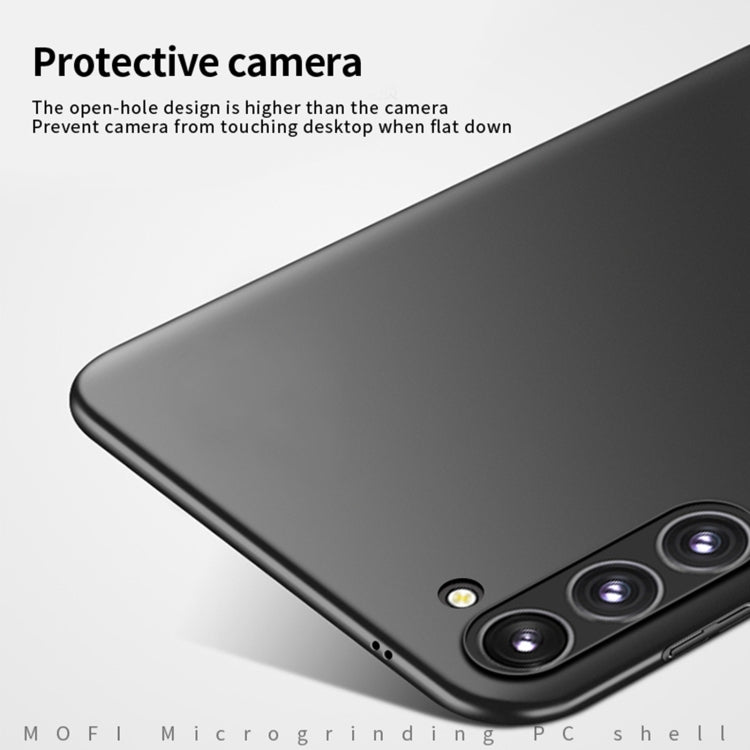 For Samsung Galaxy S24 FE 5G MOFI Frosted PC Ultra-thin Hard Phone Case(Black) - free shipping - PMC Jewellery - Order now!