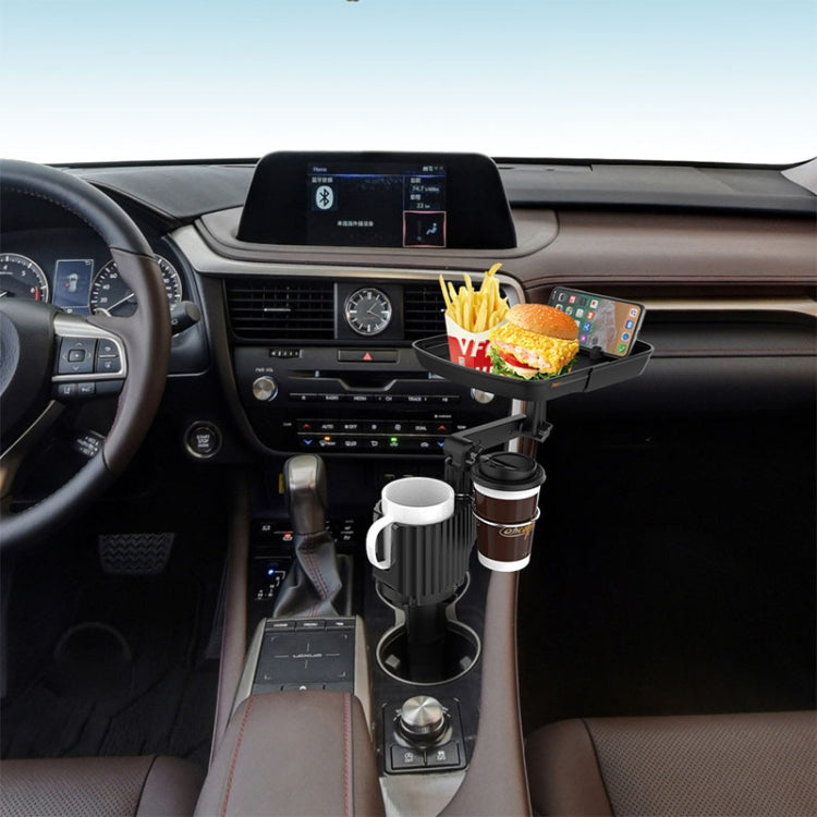 A01 Universal Adjustable Car Tray Portable Cup Holder Meal Tray Expanded Car Cup Holder - Car Drink Holders by PMC TechLife | Online Shopping South Africa | PMC TechLife | Buy Now Pay Later Mobicred
