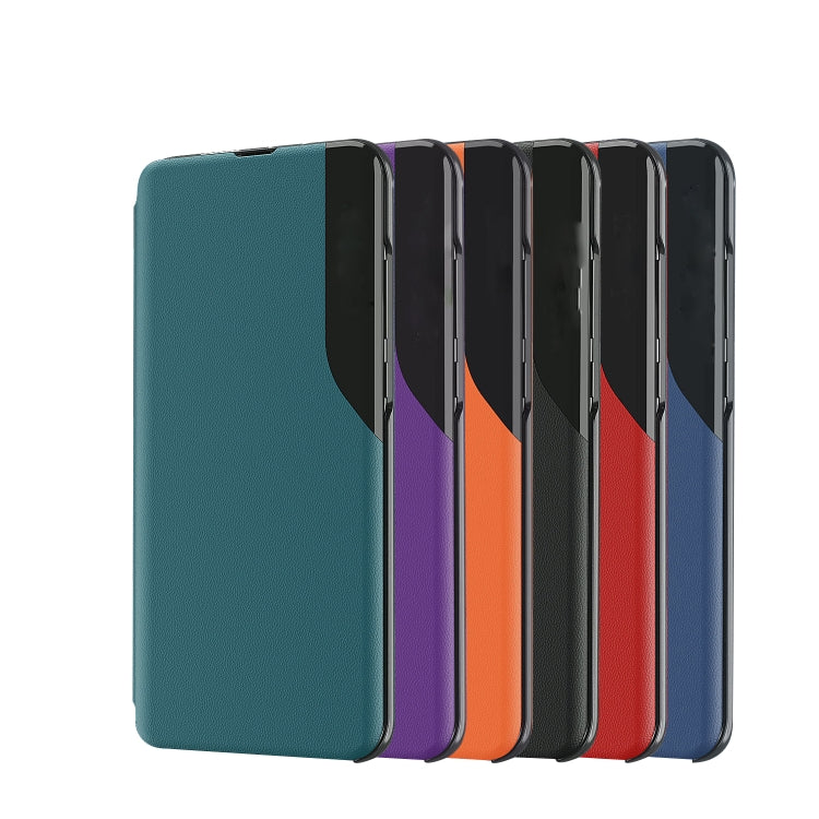 For Honor X9b Attraction Flip Holder Leather Phone Case(Blue) - Honor Cases by PMC TechLife | Online Shopping South Africa | PMC TechLife | Buy Now Pay Later Mobicred