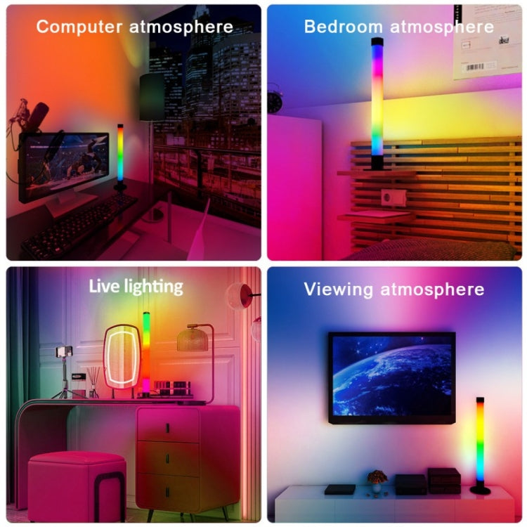 SAL006BS 2 LED Light Tube Music Synchronization WiFi Smart Night Light - Novelty Lighting by PMC TechLife | Online Shopping South Africa | PMC TechLife | Buy Now Pay Later Mobicred