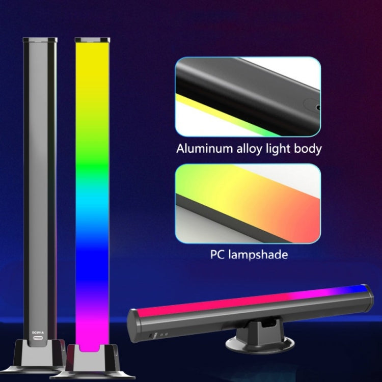 SAL043 2pcs Wifi RGB Rhythm Voice Music Desktop Atmosphere LED Table Lamp - Novelty Lighting by PMC TechLife | Online Shopping South Africa | PMC TechLife | Buy Now Pay Later Mobicred