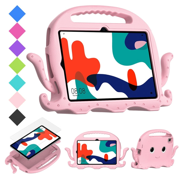 For Huawei MatePad 10.4 Octopus Style EVA PC Tablet Case(Pink) - Huawei by PMC TechLife | Online Shopping South Africa | PMC TechLife | Buy Now Pay Later Mobicred