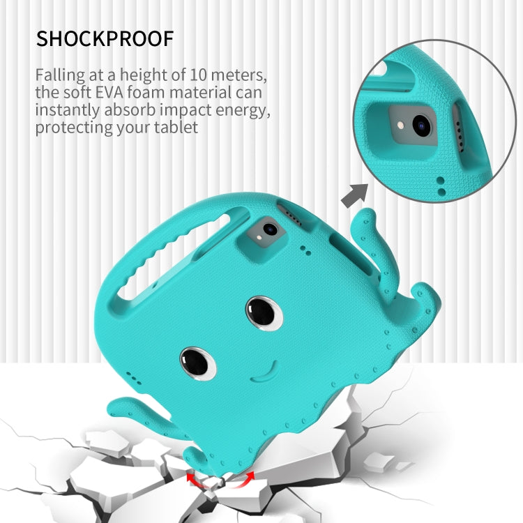 For Lenovo M10 Plus TB-X606 10.3 Octopus Style EVA PC Tablet Case(Glacial Green) - Lenovo by PMC TechLife | Online Shopping South Africa | PMC TechLife | Buy Now Pay Later Mobicred