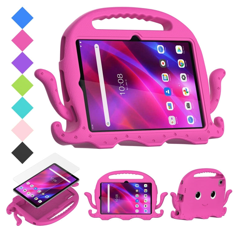For Lenovo K10 TB-X6C6F 10.3 Octopus Style EVA PC Tablet Case(Rose Red) - Lenovo by PMC TechLife | Online Shopping South Africa | PMC TechLife | Buy Now Pay Later Mobicred