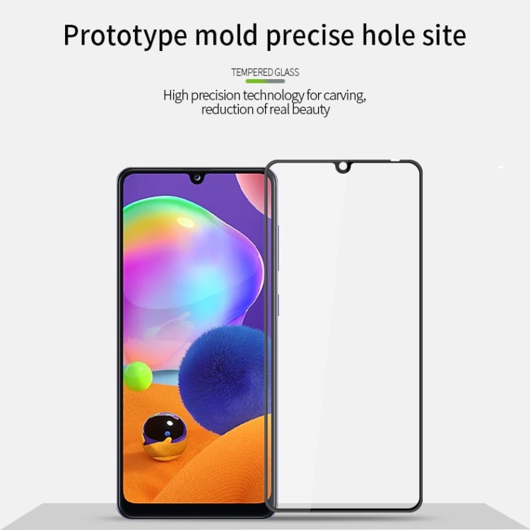 For Samsung Galaxy A05  MOFI 9H 3D Explosion-proof Curved Screen Tempered Glass Film(Black) - Galaxy Tempered Glass by MOFI | Online Shopping South Africa | PMC TechLife | Buy Now Pay Later Mobicred