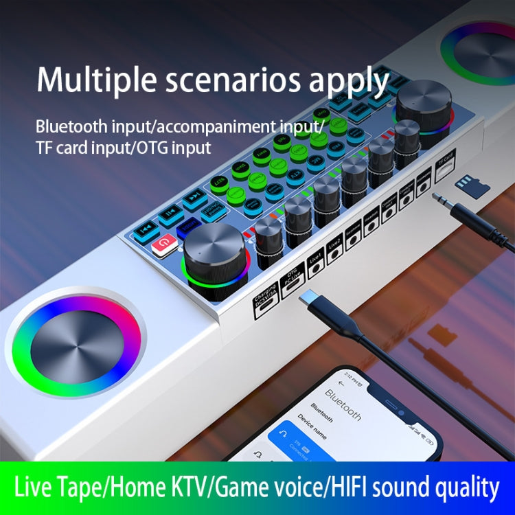 SY6 Home Live Broadcast Sound Card Multifunctional Wireless Bluetooth Speakers Portable All-in-one Machine Equipment - Live Sound Effects Processors by PMC TechLife | Online Shopping South Africa | PMC TechLife | Buy Now Pay Later Mobicred