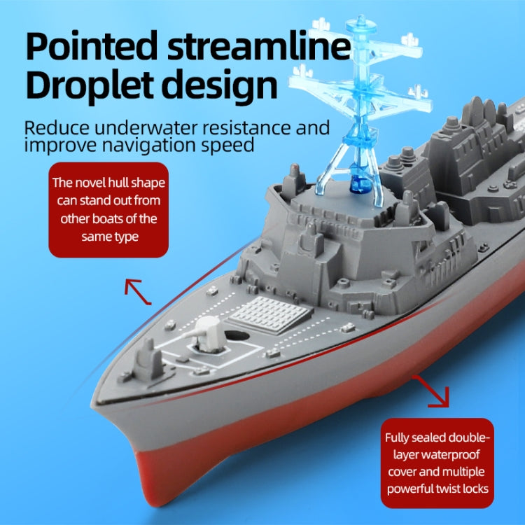 MoFun 803 2.4G Remote Control Warship Simulation Ship(803D) - free shipping - PMC TechLife - Order now!