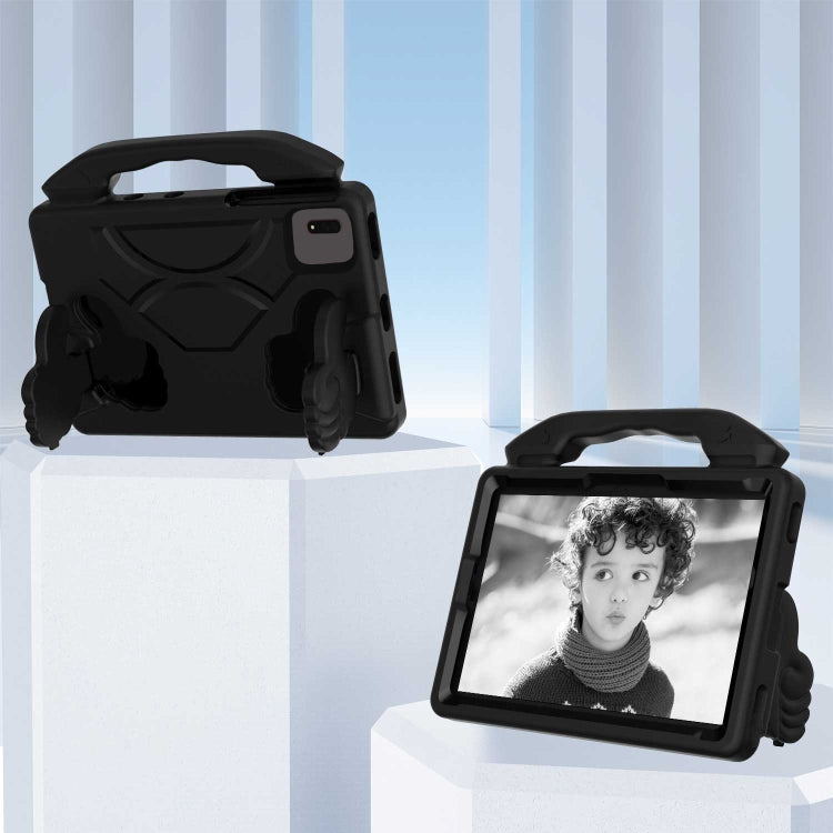 For  Lenovo Tab M11 /Xiaoxin Pad 11 2024 Thumb Bracket EVA Shockproof Tablet Case(Black) - Lenovo by PMC Jewellery | Online Shopping South Africa | PMC Jewellery | Buy Now Pay Later Mobicred