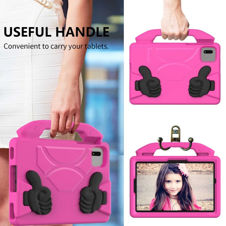 For  Lenovo Tab M11 /Xiaoxin Pad 11 2024 Thumb Bracket EVA Shockproof Tablet Case(Red) - Lenovo by PMC Jewellery | Online Shopping South Africa | PMC Jewellery | Buy Now Pay Later Mobicred