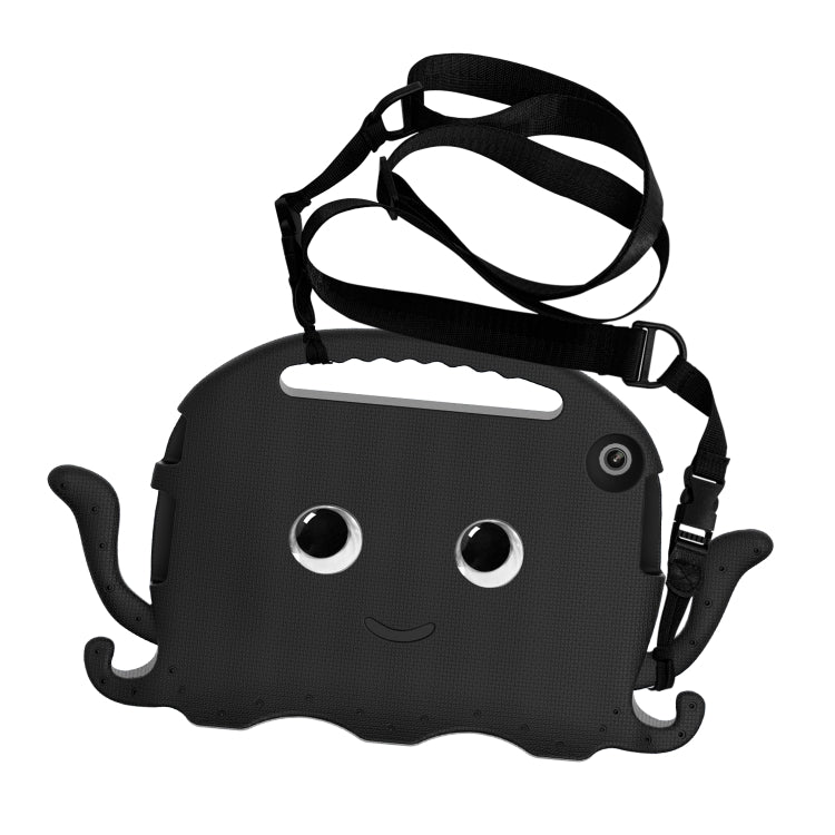 For Lenovo Tab M10 3rd Gen 10.1 TB-328 Octopus Style EVA Hybrid PC Shockproof Tablet Case with Strap(Black) - Lenovo by PMC TechLife | Online Shopping South Africa | PMC TechLife | Buy Now Pay Later Mobicred