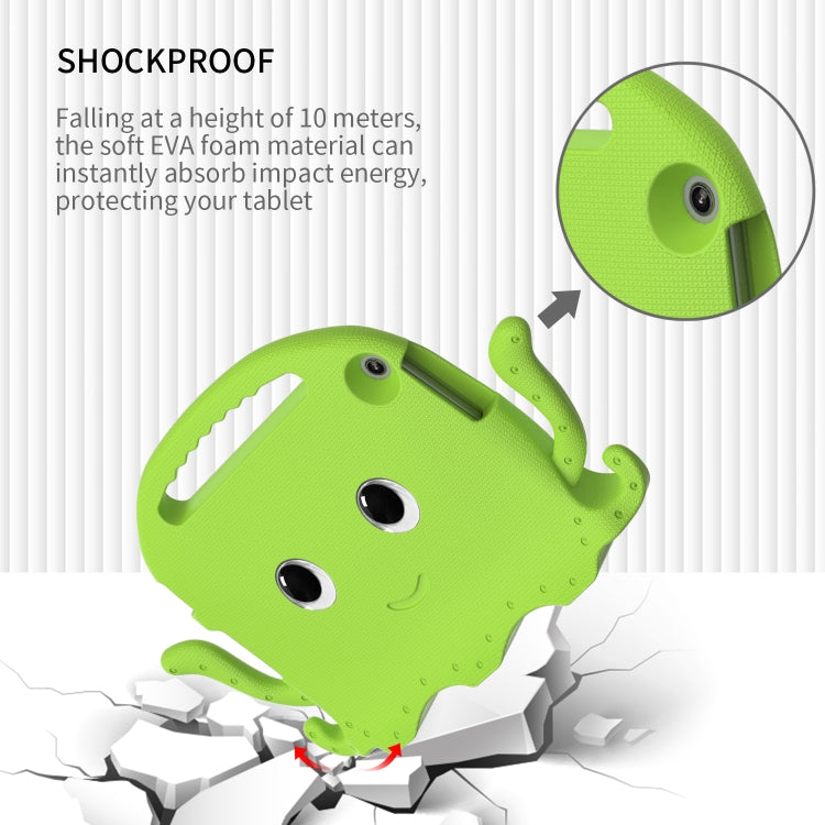 For Lenovo Tab M10 3rd Gen 10.1 TB-328 Octopus Style EVA Hybrid PC Shockproof Tablet Case with Strap(Grass Green) - Lenovo by PMC TechLife | Online Shopping South Africa | PMC TechLife | Buy Now Pay Later Mobicred