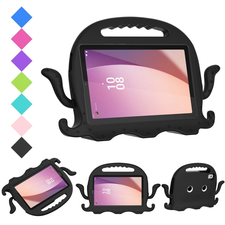 For Lenovo Tab M9 2023 Octopus Style EVA Hybrid PC Shockproof Tablet Case with Strap(Black) - Lenovo by PMC TechLife | Online Shopping South Africa | PMC TechLife | Buy Now Pay Later Mobicred