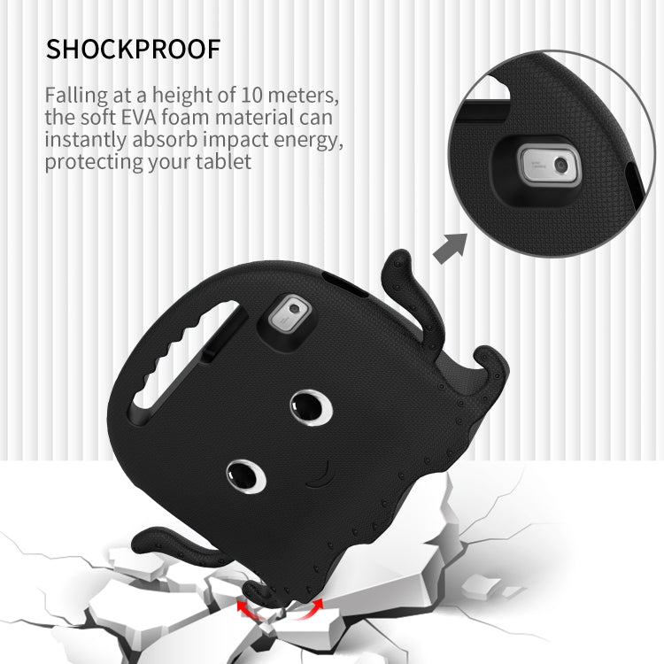 For Lenovo Tab M9 2023 Octopus Style EVA Hybrid PC Shockproof Tablet Case with Strap(Black) - Lenovo by PMC TechLife | Online Shopping South Africa | PMC TechLife | Buy Now Pay Later Mobicred