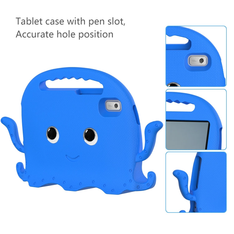For Lenovo Tab M9 2023 Octopus Style EVA Hybrid PC Shockproof Tablet Case with Strap(Blue) - Lenovo by PMC TechLife | Online Shopping South Africa | PMC TechLife | Buy Now Pay Later Mobicred