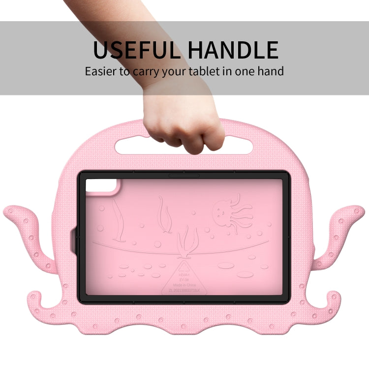 For Lenovo Tab M9 2023 Octopus Style EVA Hybrid PC Shockproof Tablet Case with Strap(Pink) - Lenovo by PMC TechLife | Online Shopping South Africa | PMC TechLife | Buy Now Pay Later Mobicred