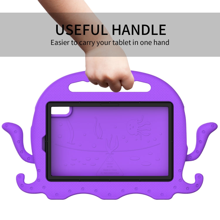 For Lenovo Tab M9 2023 Octopus Style EVA Hybrid PC Shockproof Tablet Case with Strap(Purple) - Lenovo by PMC TechLife | Online Shopping South Africa | PMC TechLife | Buy Now Pay Later Mobicred