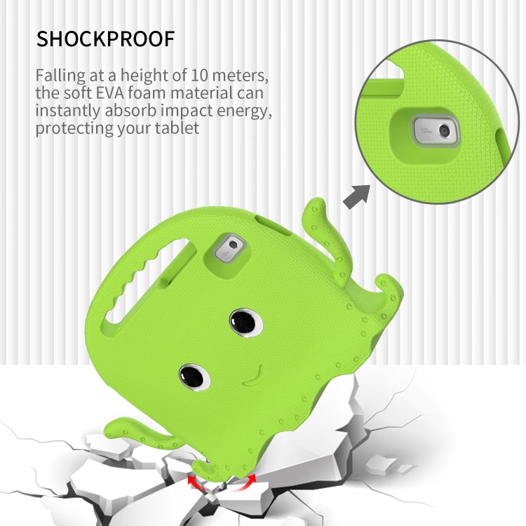 For Lenovo Tab M9 2023 Octopus Style EVA Hybrid PC Shockproof Tablet Case with Strap(Grass Green) - Lenovo by PMC TechLife | Online Shopping South Africa | PMC TechLife | Buy Now Pay Later Mobicred