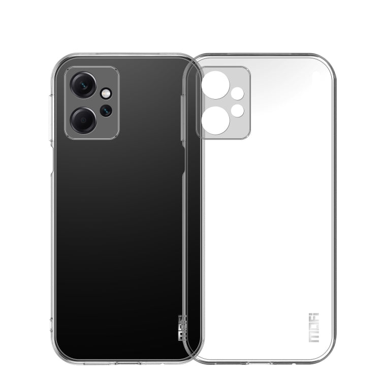 For Xiaomi Redmi Note 12 4G MOFI Ming Series Ultra-thin TPU Phone Case(Transparent) - Note 12 Cases by MOFI | Online Shopping South Africa | PMC TechLife