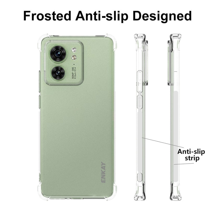 For Motorola Edge 40 5G ENKAY Hat-Prince Transparent TPU Shockproof Phone Case - free shipping - PMC TechLife - Order now!