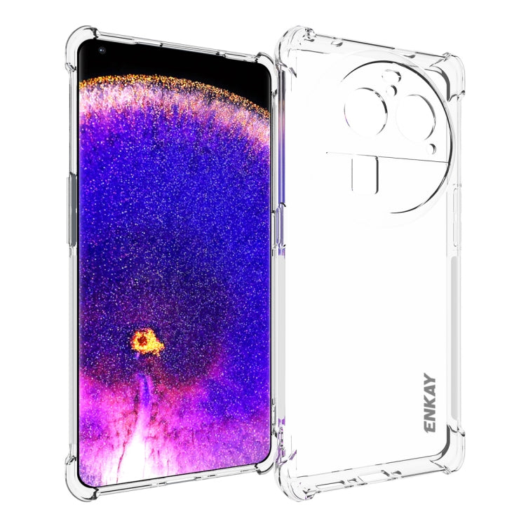 For OPPO Find X6 Pro ENKAY Clear TPU Shockproof Anti-slip Phone Case - OPPO Cases by ENKAY | Online Shopping South Africa | PMC TechLife | Buy Now Pay Later Mobicred