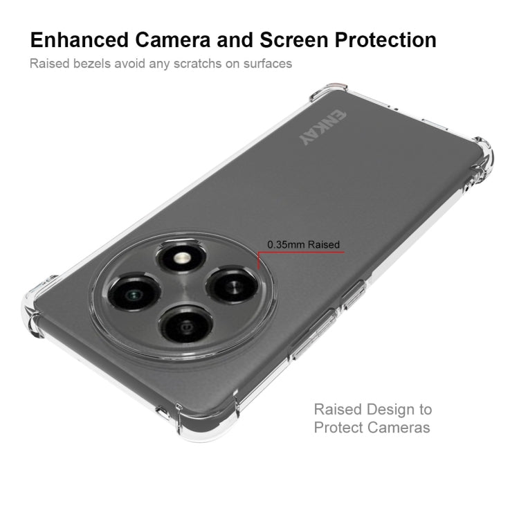 For OPPO A2 Pro 5G ENKAY Clear TPU Shockproof Anti-slip Phone Case - A2 Pro Cases by ENKAY | Online Shopping South Africa | PMC TechLife | Buy Now Pay Later Mobicred