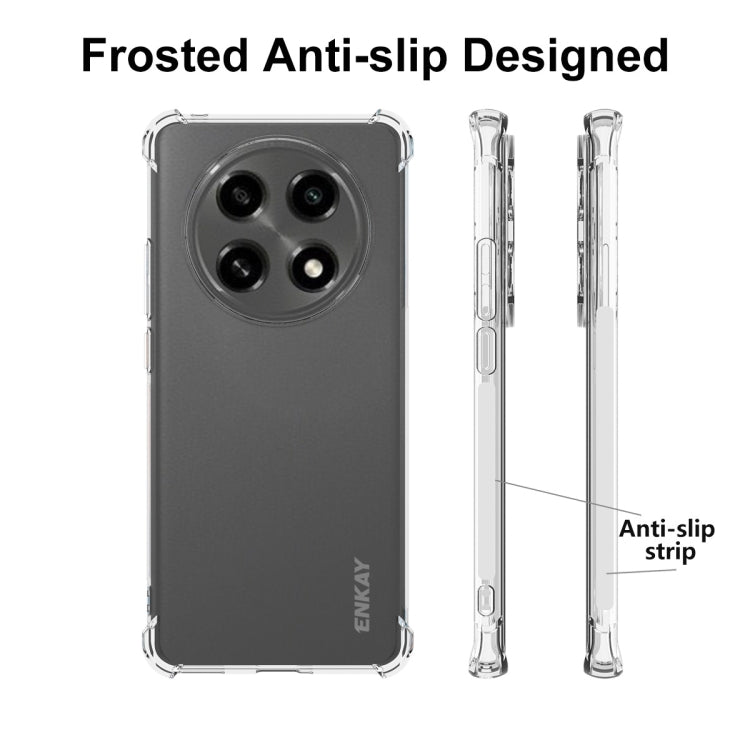 For OPPO A2 Pro 5G ENKAY Clear TPU Shockproof Anti-slip Phone Case - A2 Pro Cases by ENKAY | Online Shopping South Africa | PMC TechLife | Buy Now Pay Later Mobicred