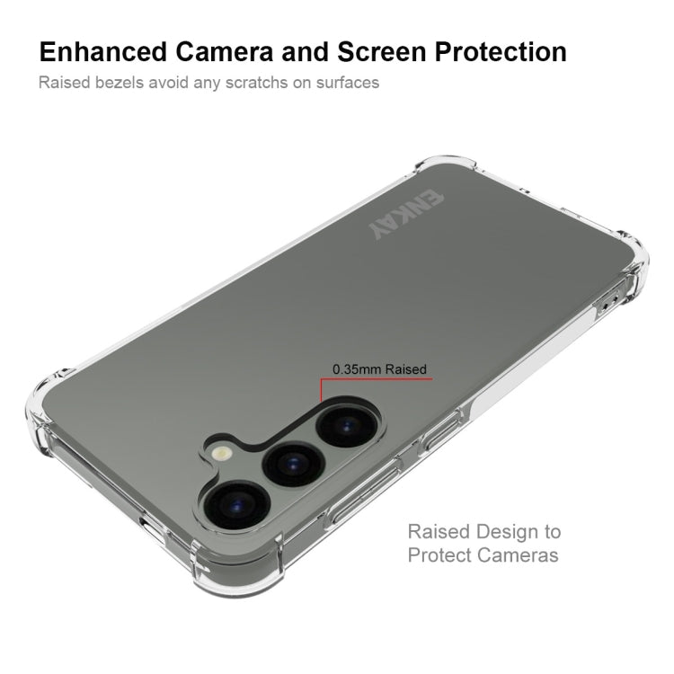 For Samsung Galaxy S24+ 5G ENKAY Hat-Prince Transparent TPU Shockproof Phone Case - free shipping - PMC Jewellery - Order now!