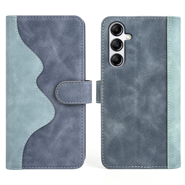 For Samsung Galaxy A34 5G Stitching Horizontal Flip Leather Phone Case(Blue) - free shipping - PMC TechLife - Order now!