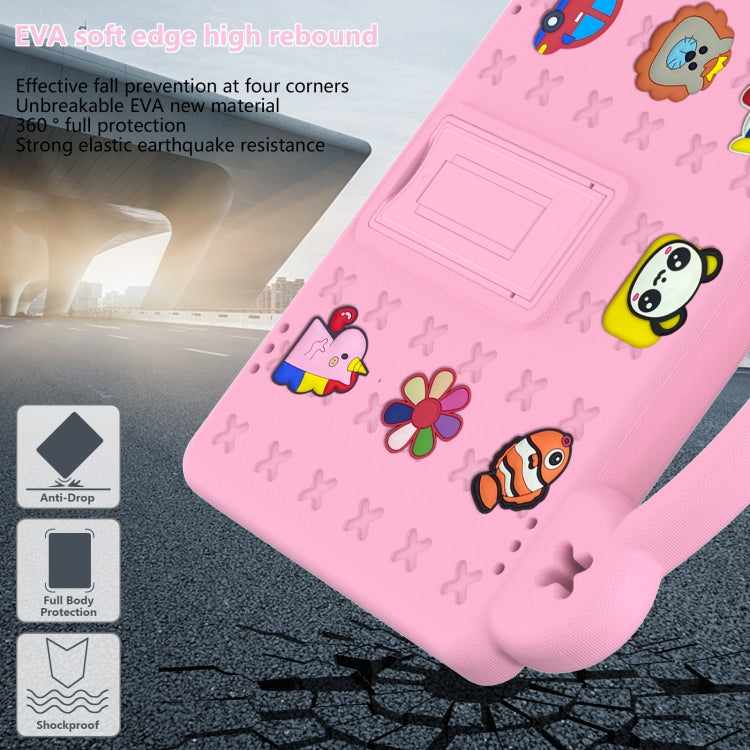 For Walmart Onn 10.1 2022 / 100071485 Handle Kickstand Children EVA Shockproof PC Tablet Case(Pink) - Others by PMC TechLife | Online Shopping South Africa | PMC TechLife | Buy Now Pay Later Mobicred
