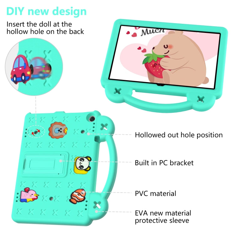 For Walmart Onn 10.1 2022 / 100071485 Handle Kickstand Children EVA Shockproof PC Tablet Case(Mint Green) - Others by PMC TechLife | Online Shopping South Africa | PMC TechLife | Buy Now Pay Later Mobicred