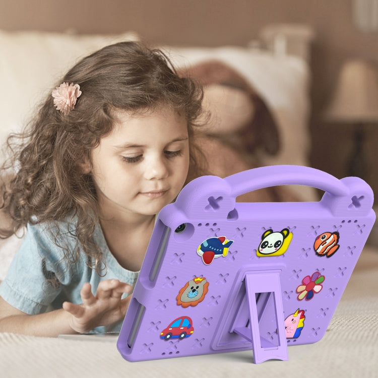 For Walmart Onn 10.1 2022 / 100071485 Handle Kickstand Children EVA Shockproof PC Tablet Case(Light Purple) - Others by PMC TechLife | Online Shopping South Africa | PMC TechLife | Buy Now Pay Later Mobicred