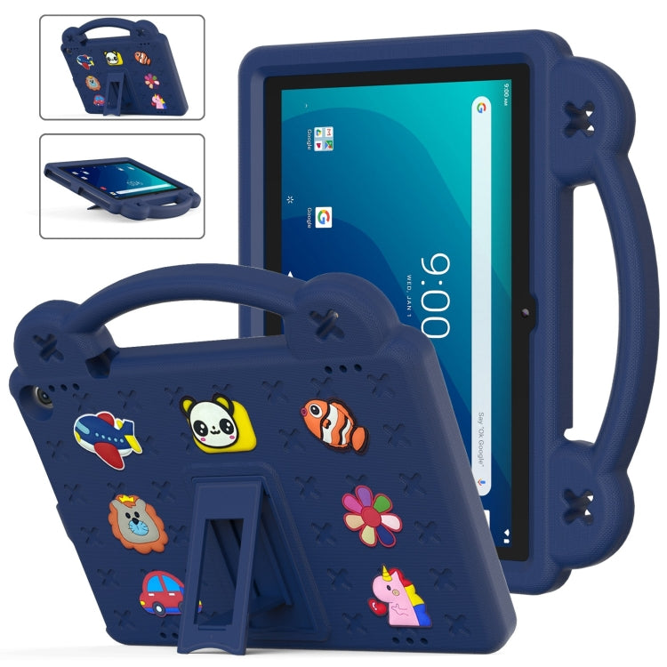 For Walmart Onn 10.1 2022 / 100071485 Handle Kickstand Children EVA Shockproof PC Tablet Case(Navy Blue) - Others by PMC TechLife | Online Shopping South Africa | PMC TechLife | Buy Now Pay Later Mobicred