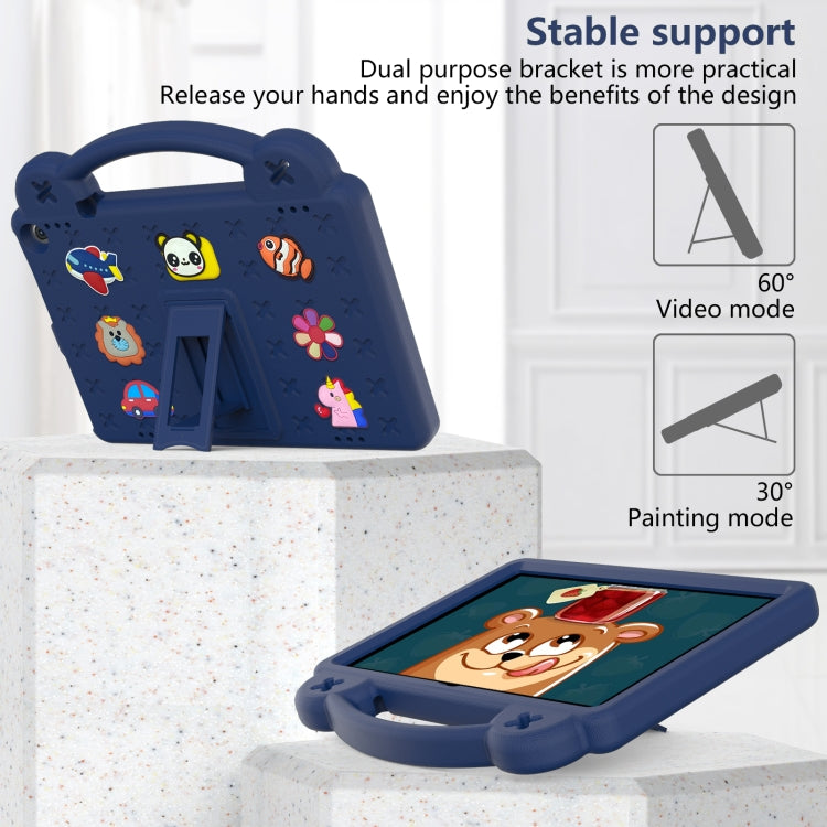 For Walmart Onn 10.1 2022 / 100071485 Handle Kickstand Children EVA Shockproof PC Tablet Case(Navy Blue) - Others by PMC TechLife | Online Shopping South Africa | PMC TechLife | Buy Now Pay Later Mobicred