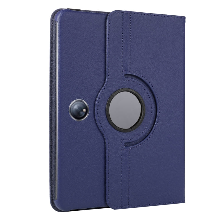 For OnePlus Pad / OPPO Pad 2 ENKAY 360 Degree Rotation Stand Litchi Leather Smart Tablet Case(Dark Blue) - free shipping - PMc TechLife - Order now!