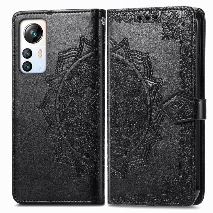 For Blackview A85 Mandala Flower Embossed Leather Phone Case(Black) - More Brand by PMC TechLife | Online Shopping South Africa | PMC TechLife | Buy Now Pay Later Mobicred