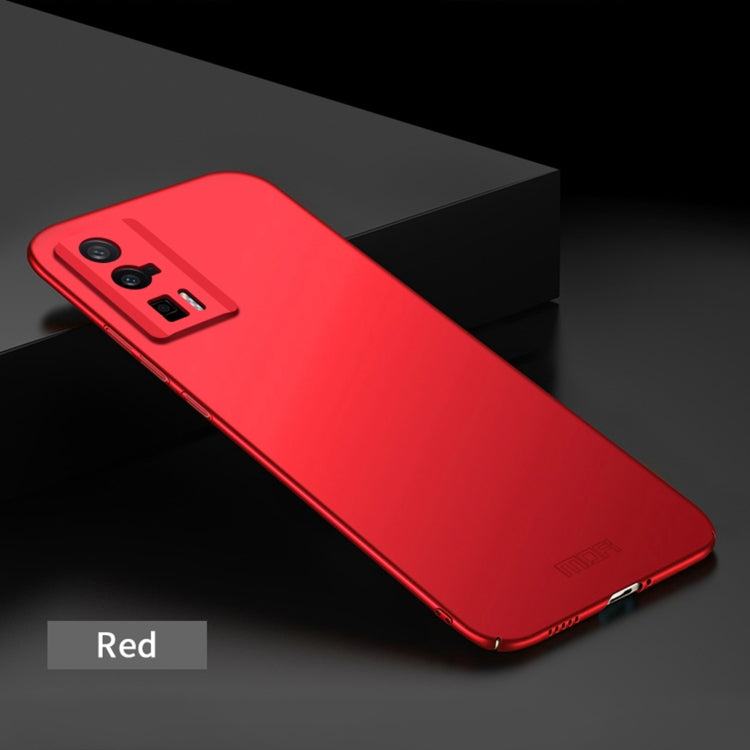 For Xiaomi Redmi K60 / K60 Pro MOFI Frosted Ultra-thin PC Hard Case(Red) - Xiaomi Cases by MOFI | Online Shopping South Africa | PMC TechLife | Buy Now Pay Later Mobicred