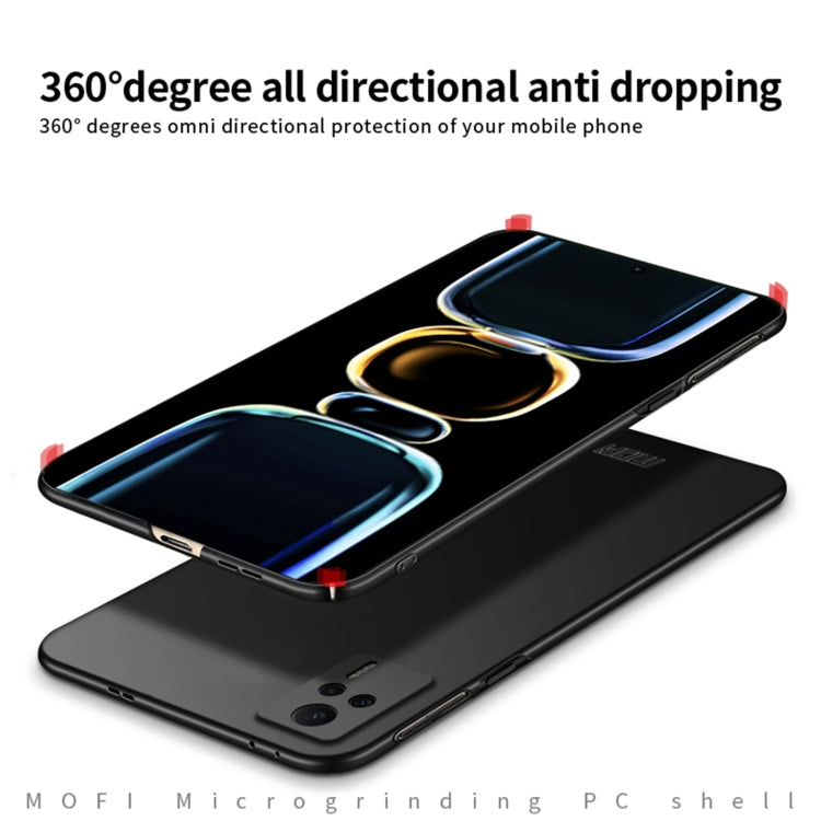 For Xiaomi Redmi K60E MOFI Frosted Ultra-thin PC Hard Case(Black) - Xiaomi Cases by MOFI | Online Shopping South Africa | PMC TechLife
