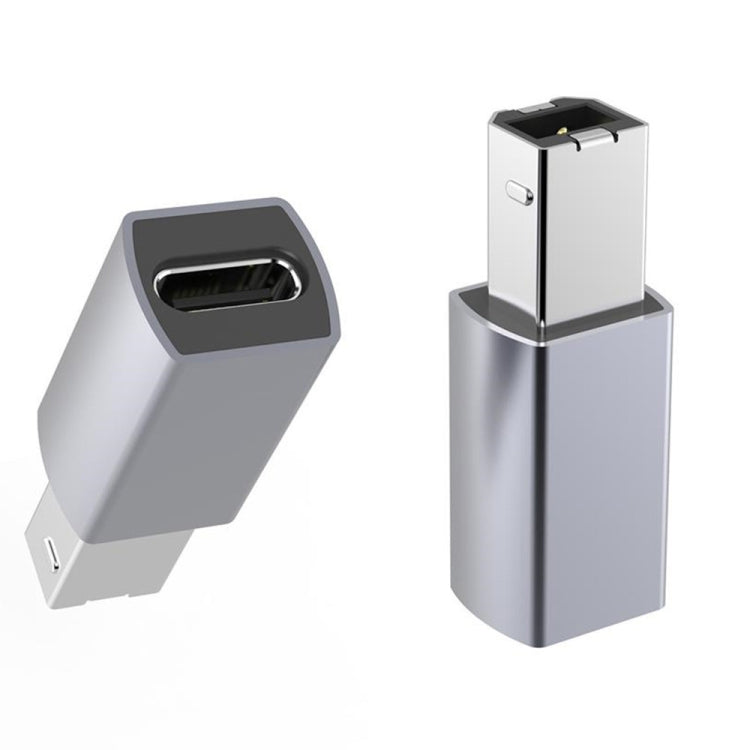 2pcs JUNSUNMAY USB Type-C Female to Male USB 2.0 Type-B Adapter Converter Connector for Printers Scanner Electric Piano - Cable & Adapters by JUNSUNMAY | Online Shopping South Africa | PMC TechLife