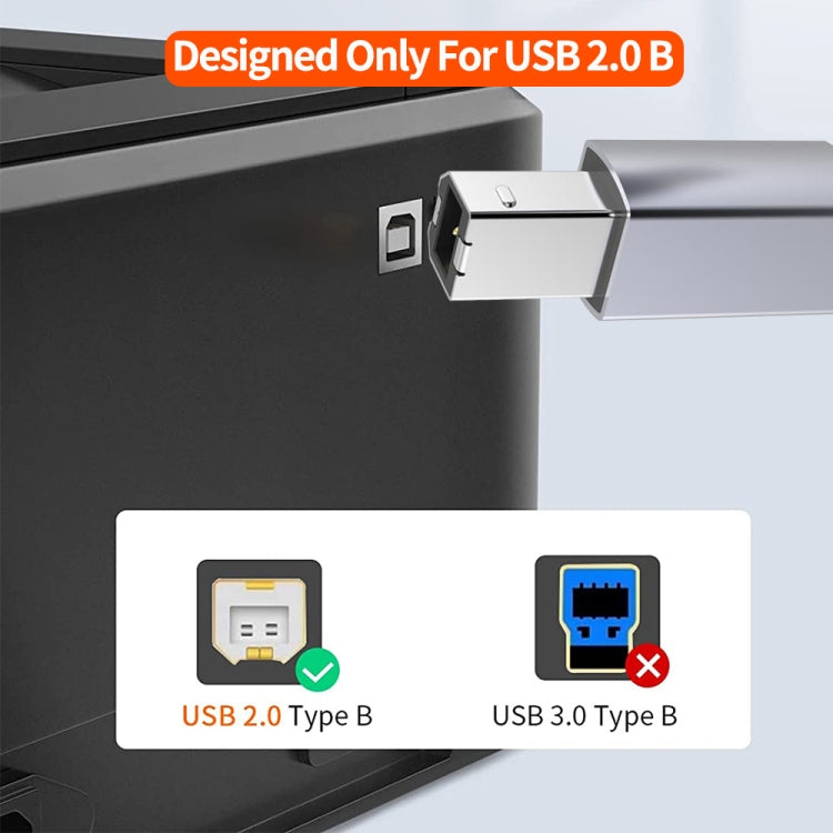2pcs JUNSUNMAY USB Type-C Female to Male USB 2.0 Type-B Adapter Converter Connector for Printers Scanner Electric Piano - Cable & Adapters by JUNSUNMAY | Online Shopping South Africa | PMC TechLife