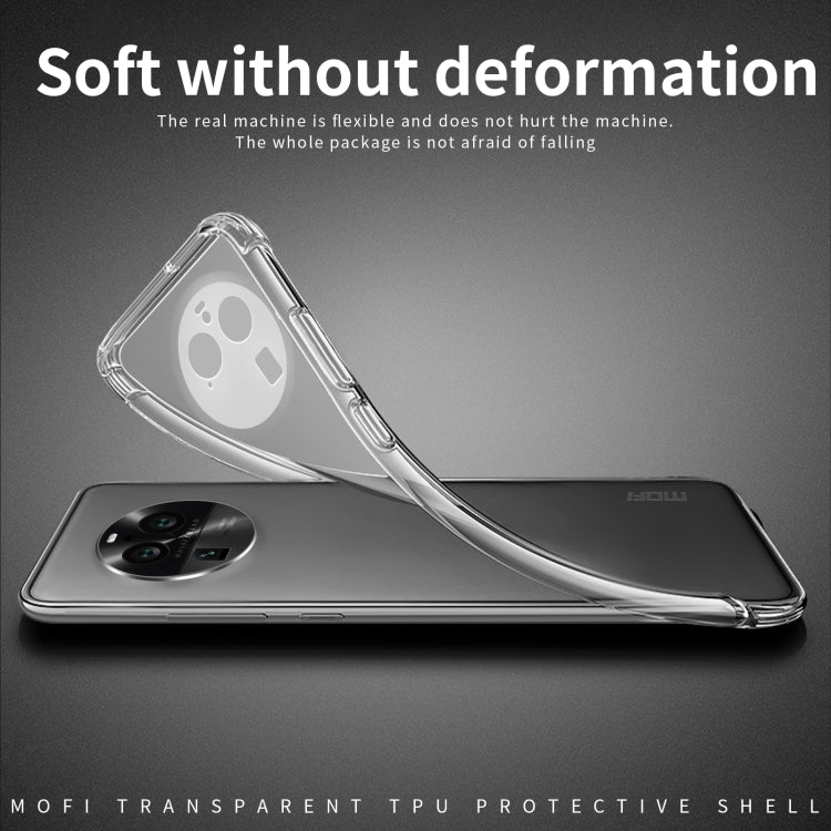 For OPPO Find X6 Pro MOFI Ming Series Ultra-thin TPU Phone Case(Transparent) - OPPO Cases by MOFI | Online Shopping South Africa | PMC TechLife