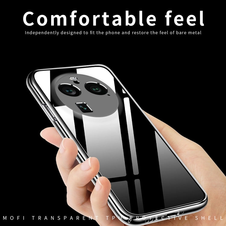 For OPPO Find X6 Pro MOFI Ming Series Ultra-thin TPU Phone Case(Transparent) - OPPO Cases by MOFI | Online Shopping South Africa | PMC TechLife