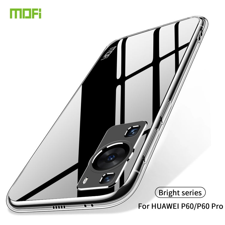 For Huawei P60 / P60 Pro MOFI Ming Series Ultra-thin TPU Phone Case(Transparent) - Huawei Cases by MOFI | Online Shopping South Africa | PMC TechLife | Buy Now Pay Later Mobicred
