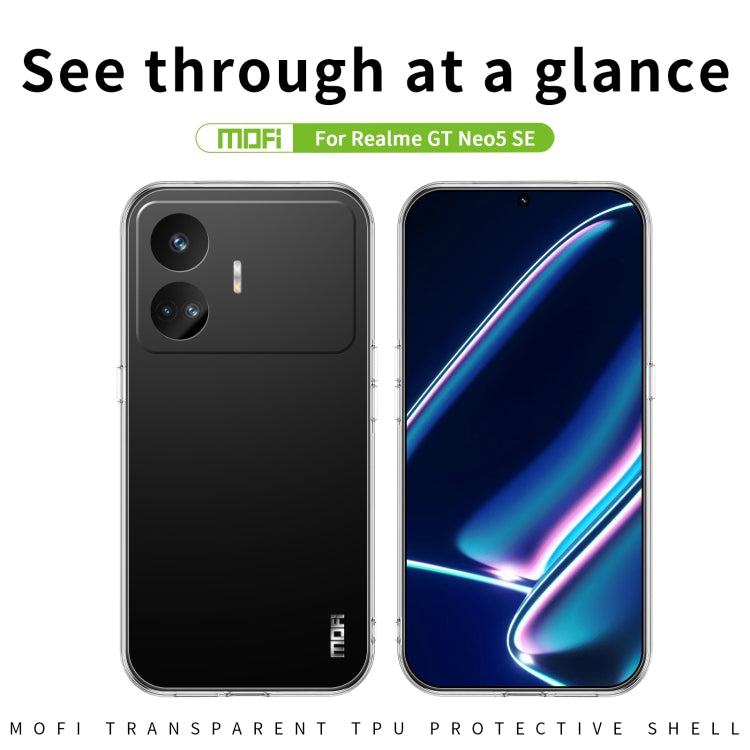 For Realme GT Neo5 SE MOFI Ming Series Ultra-thin TPU Phone Case(Transparent) - Realme Cases by MOFI | Online Shopping South Africa | PMC TechLife