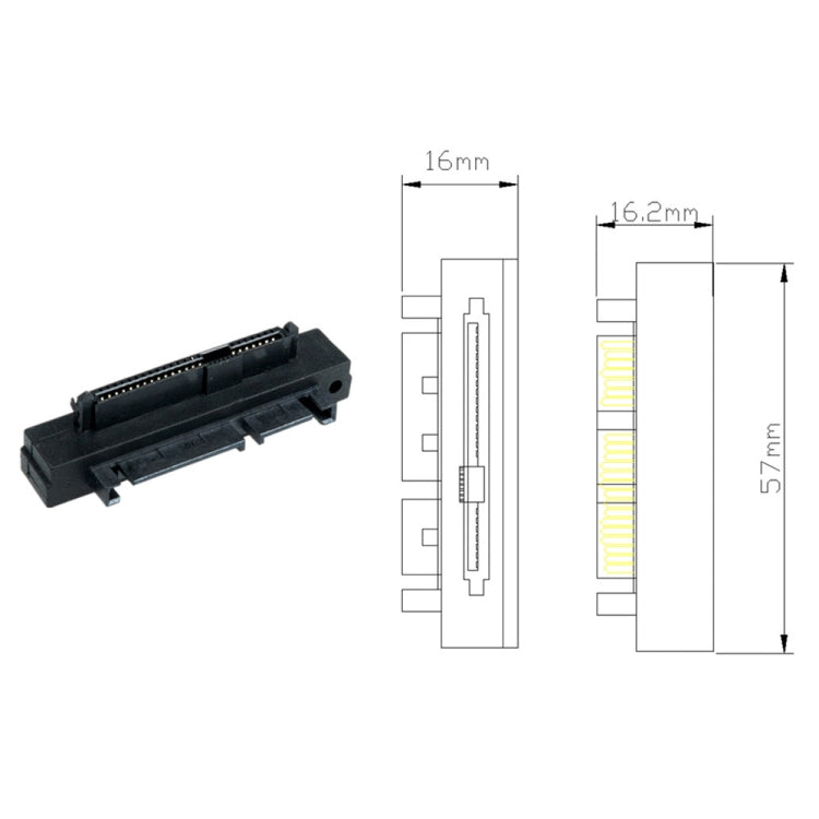 JUNSUNMAY SAS 22 Pin to 7 Pin + 15 Pin SATA Hard Disk Drive Raid Adapter - free shipping - PMC TechLife - Order now!