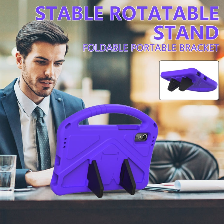 For Lenovo Tab M9 TB-310FU 2023 EVA Shockproof Tablet Case with Holder(Purple) - Lenovo by PMC TechLife | Online Shopping South Africa | PMC TechLife | Buy Now Pay Later Mobicred